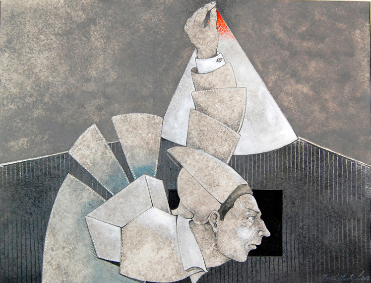 Mario Martin del Campo, Acento Gouache / papel   29x39 cm.  2013  