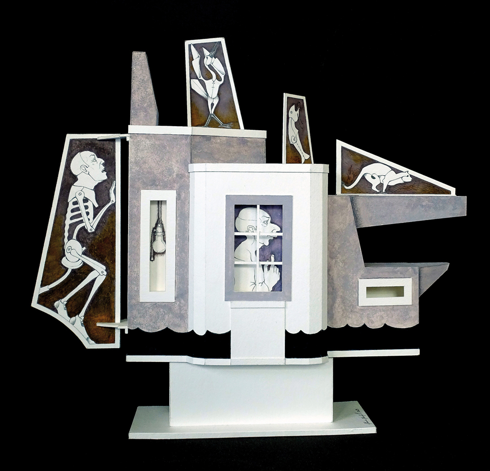 Mario Martin del campoPiragua Mixta y relieve 49.5 x 55.5 x 12 cm. 2015 